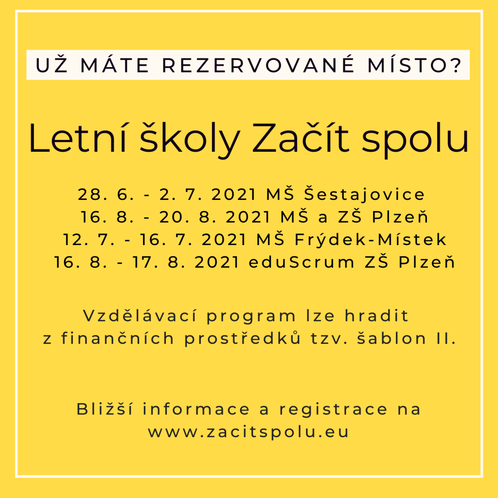 Začít spolu®  na letní škole