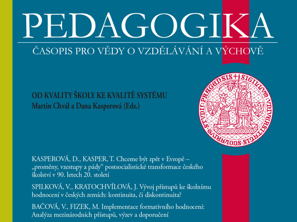 Začít spolu v časopise Pedagogika
