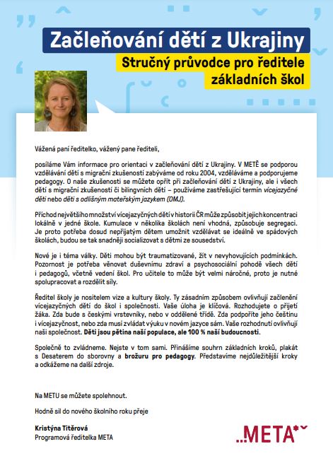 Ukrajinské děti ve třídě