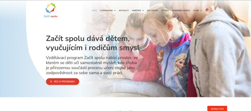 Přihlásit se k odběru newsletteru lze také na úvodní stránce.